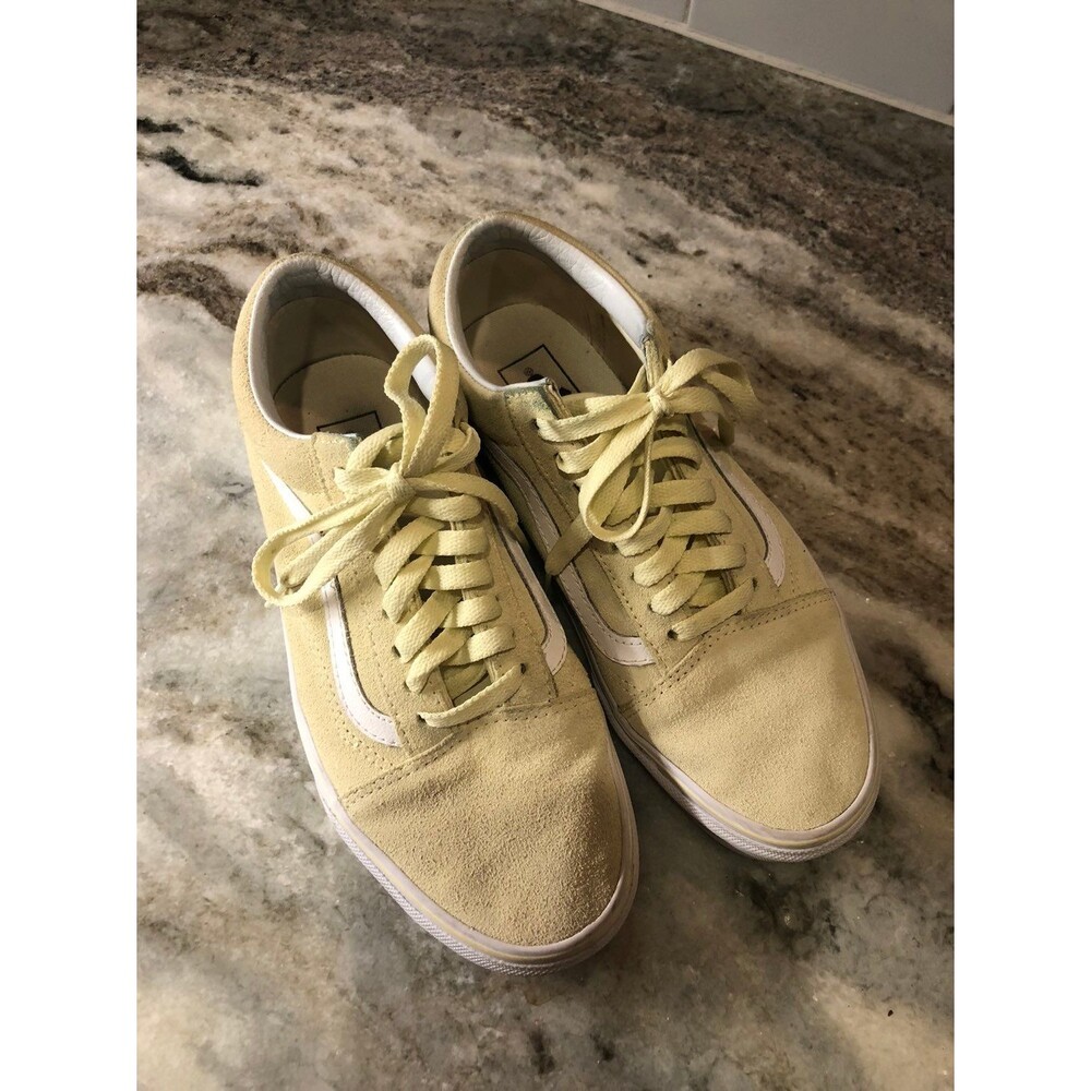 Women's size 8 Yellow Suede Vans Old Skool Casual Sneakers Shoes Skater Bloke